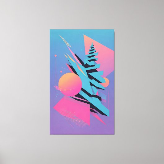 Memphis Design - Ken Gage Art Leinwanddruck (Vorderseite)