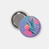 Memphis Design - Ken Gage Art Magnet (Vorderseite/Rückseite)