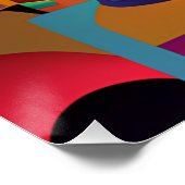 Memphis Design Ward Kimball Abundance Table Poster (Ecke)