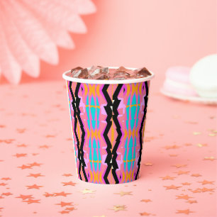 Memphis Design Wire Pappbecher