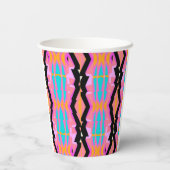 Memphis Design Wire Pappbecher (Rückseite)