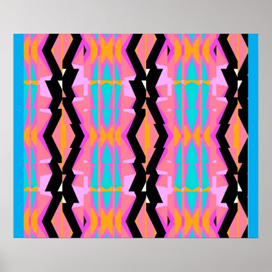 Memphis Design Wire Poster (Vorne)