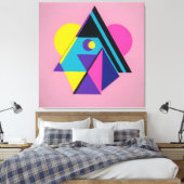 Memphis Design Wohnen Leinwanddruck (Insitu (Schlafzimmer))