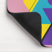 Memphis Design Wohnen Mousepad (Ecke)
