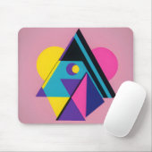 Memphis Design Wohnen Mousepad (Mit Mouse)