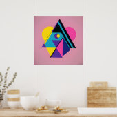 Memphis Design Wohnen Poster (Küche)