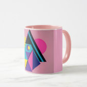 Memphis Design Wohnen Tasse (VorderseiteRechts)
