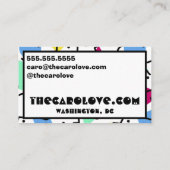 Memphis-Entwurf 1 Visitenkarte (Rückseite)