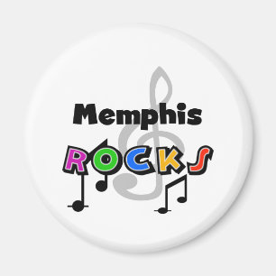 Memphis-Felsen Magnet
