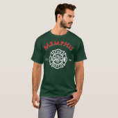Memphis Fire Rescue Department Tennessee T-Shirt (Vorne ganz)