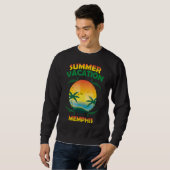 Memphis für Sommerferien Sweatshirt (Vorne ganz)