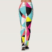 Memphis, geometrische Formen Leggings (Rückseite)