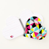 Memphis, geometrische Formen Notizblock (Innenseite)