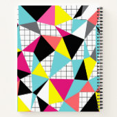 Memphis, geometrische Formen Notizblock (Rückseite)