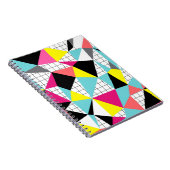 Memphis, geometrische Formen Notizblock (Rechte Seite)