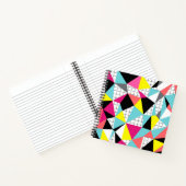 Memphis, geometrische Formen Notizblock (Innenseite)