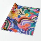 Memphis-Geschenkpapier Geschenkpapier (Ungerollt)