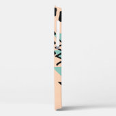 Memphis Herbstlaub und Blätter mit Geomet Case-Mate iPhone Hülle (Rückseite / Links)