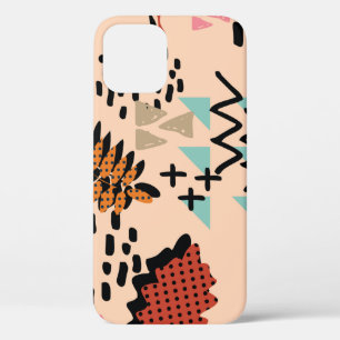 Memphis Herbstlaub und Blätter mit Geomet Case-Mate iPhone Hülle