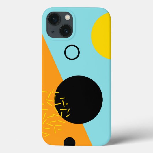 Memphis, Hipster, trendy, coole Illustrationskunst Case-Mate iPhone Hülle (Rückseite)