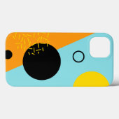 Memphis, Hipster, trendy, coole Illustrationskunst Case-Mate iPhone Hülle (Rückseite (Horizontal))