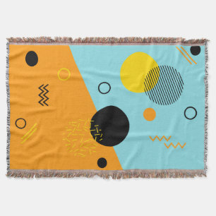 Memphis, Hipster, trendy, coole Illustrationskunst Decke