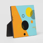 Memphis, Hipster, trendy, coole Illustrationskunst Fotoplatte (Vorderseite)