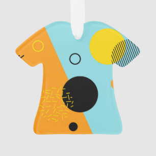 Memphis, Hipster, trendy, coole Illustrationskunst Ornament