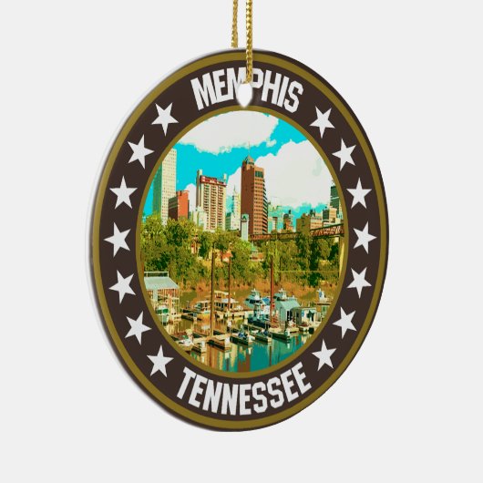 Memphis Keramik Ornament (Rechts)