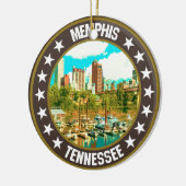 Memphis Keramik Ornament (Links)