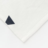 Memphis-Konfetti-Nahtloses Muster Fleecedecke (Ecke)