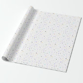 Memphis-Konfetti-Nahtloses Muster Geschenkpapier (Ungerollt)