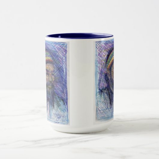 Memphis-Künstler-Tasse Tasse (Zentrum)