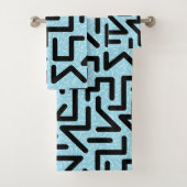 Memphis Labyrinth Badhandtuch Set (Insitu)