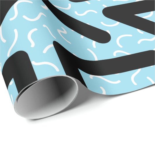 Memphis Labyrinth Geschenkpapier (Rolleneckpunkt)