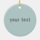 Memphis Longitude Latitude Keramik Ornament (Hinten)