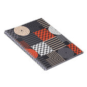Memphis Magic: Geometrischer Bannerspass Notizblock (Rechte Seite)