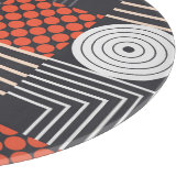 Memphis Magic: Geometrischer Bannerspass Schneidebrett (Ecke)