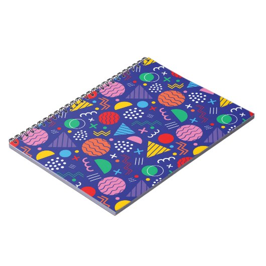 Memphis-Muster Notizblock (Linke Seite)