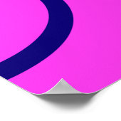 Memphis nahtlos Muster, geometrische Formen in den Poster (Ecke)