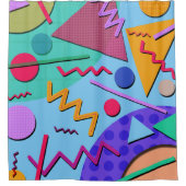 Memphis Nr. 10 Duschvorhang (Vorderseite)