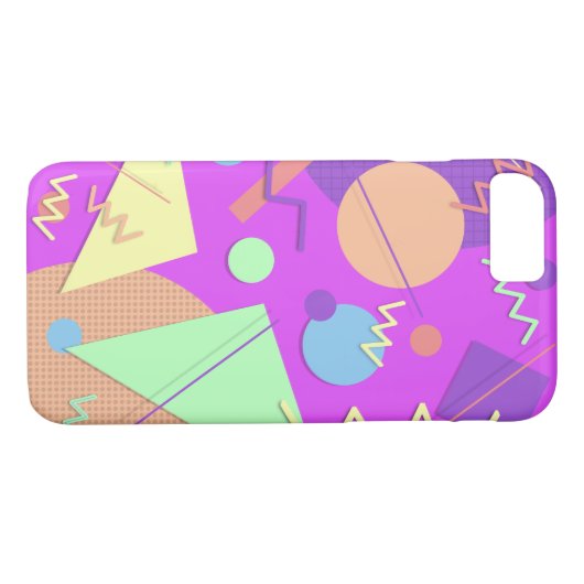 Memphis Nr. 41 Case-Mate iPhone Hülle (Rückseite (Horizontal))