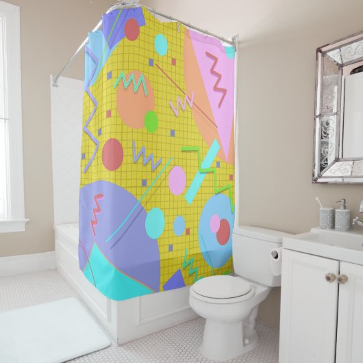 Memphis Nr. 43 Duschvorhang (Beispiel)