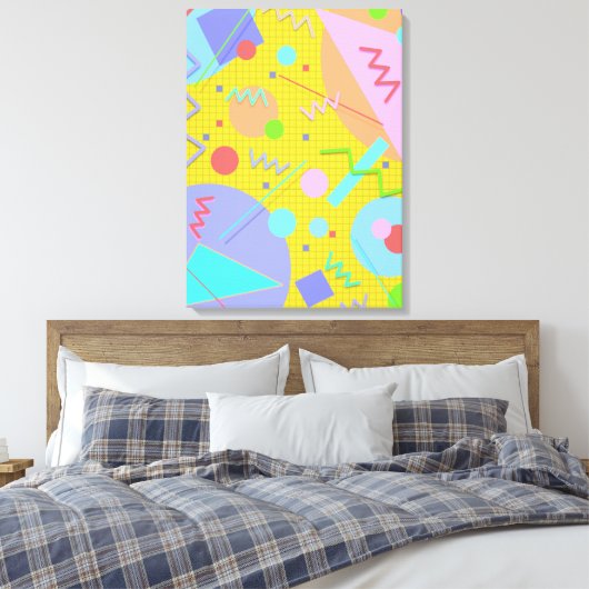 Memphis Nr. 43 Leinwanddruck (Insitu (Schlafzimmer))