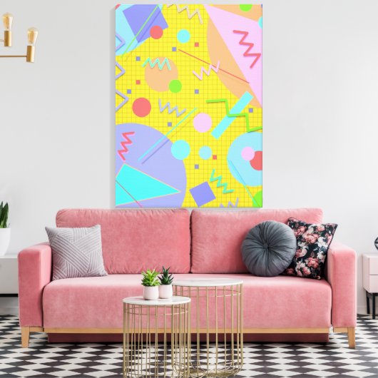 Memphis Nr. 43 Leinwanddruck (Insitu (Wohnzimmer))