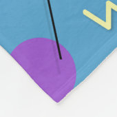 Memphis Nr. 4 Fleecedecke (Ecke)