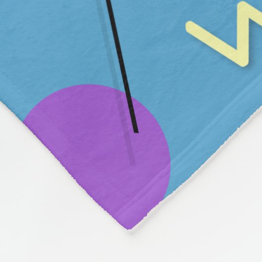 Memphis Nr. 4 Fleecedecke (Ecke)