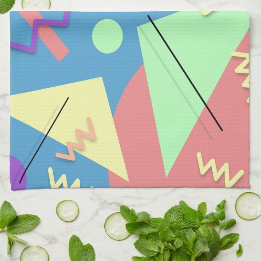 Memphis Nr. 4 Geschirrtuch (Gefaltet)