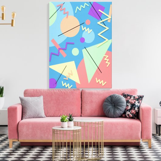 Memphis Nr. 4 Leinwanddruck (Insitu (Wohnzimmer))