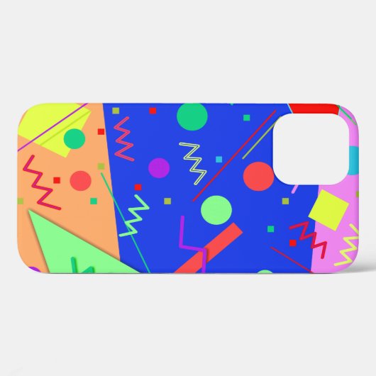 Memphis Nr. 53 Case-Mate iPhone Hülle (Rückseite (Horizontal))